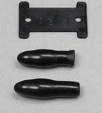 Antenna caps vinyl (2)/ antenna spool