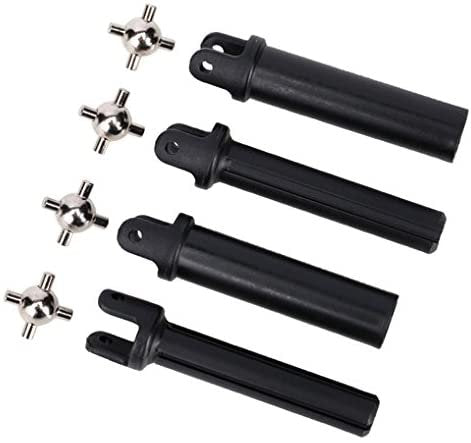 Half shafts long truck (external-splined (2) & internal-splined (2)/ metal U-joints (4)