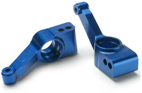 Carriers stub axle (blue-anodized 6061-T6 aluminum) (rear) (2)