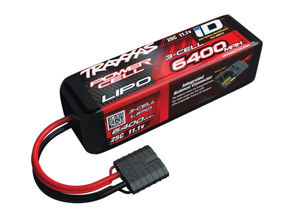 6400mAh 11.1v 3-Cell 25C LiPo Battery