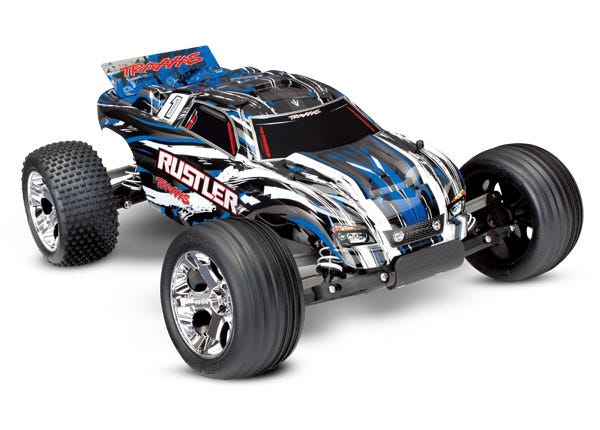 Discontinued - Rustler: 1/10 Scale Stadium Truck. Ready-To-Race with TQ 2.4GHz radio system and XL-5 ESC (fwd/rev)