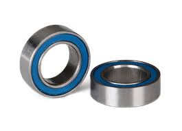 Ball bearings blue rubber sealed (6x10x3mm) (2)