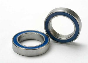 Ball bearings blue rubber sealed (12x18x4mm) (2)