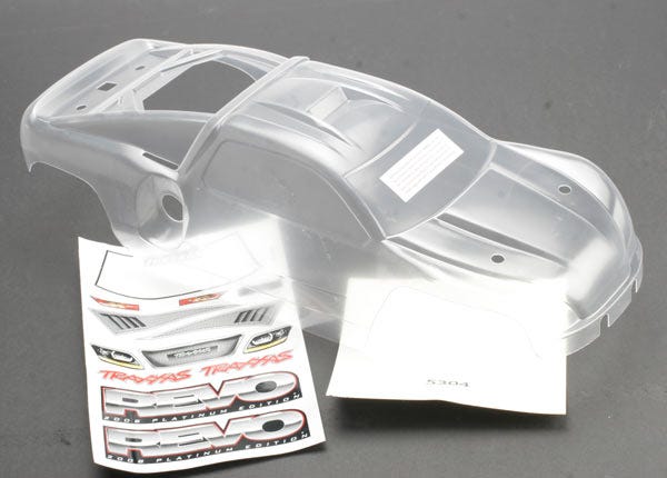 Body Revo (Platinum Edition) (clear requires painting)/decal sheet