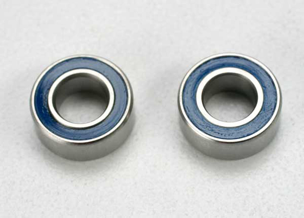 Ball bearings blue rubber sealed (4x8x3mm) (2)