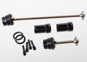 Driveshafts center (steel constant-velocity) front (1) rear (1) (fully assembled)