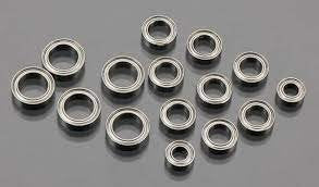 Bearings: 4x8mm (2) 6x10mm (8) 8x12mm (5)