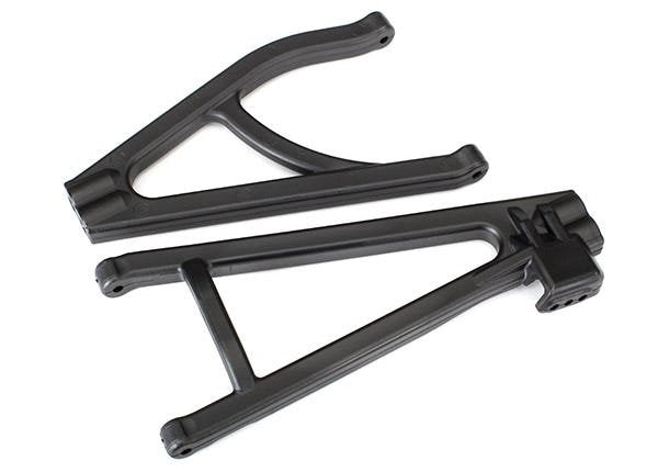 Suspension arms rear (left) heavy duty adjustable wheelbase (upper (1)/ lower (1)) Black