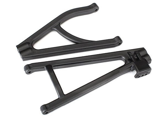 Suspension arms rear (left) heavy duty adjustable wheelbase (upper (1)/  lower (1)) Black