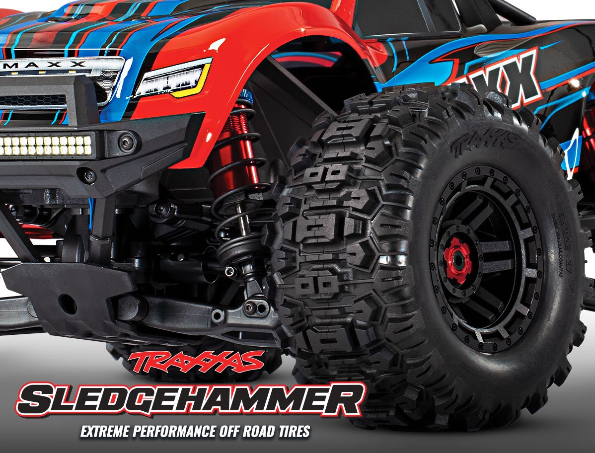 T&W BLACK CHROME WHEEL SLEDGEHAMMER AT TIRE BELTED