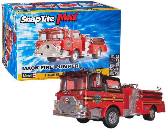 Mack Fire Pumper Firetruck 1:32