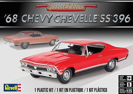 Plastic Model Kit-'68 Chevelle SS 396 1:25