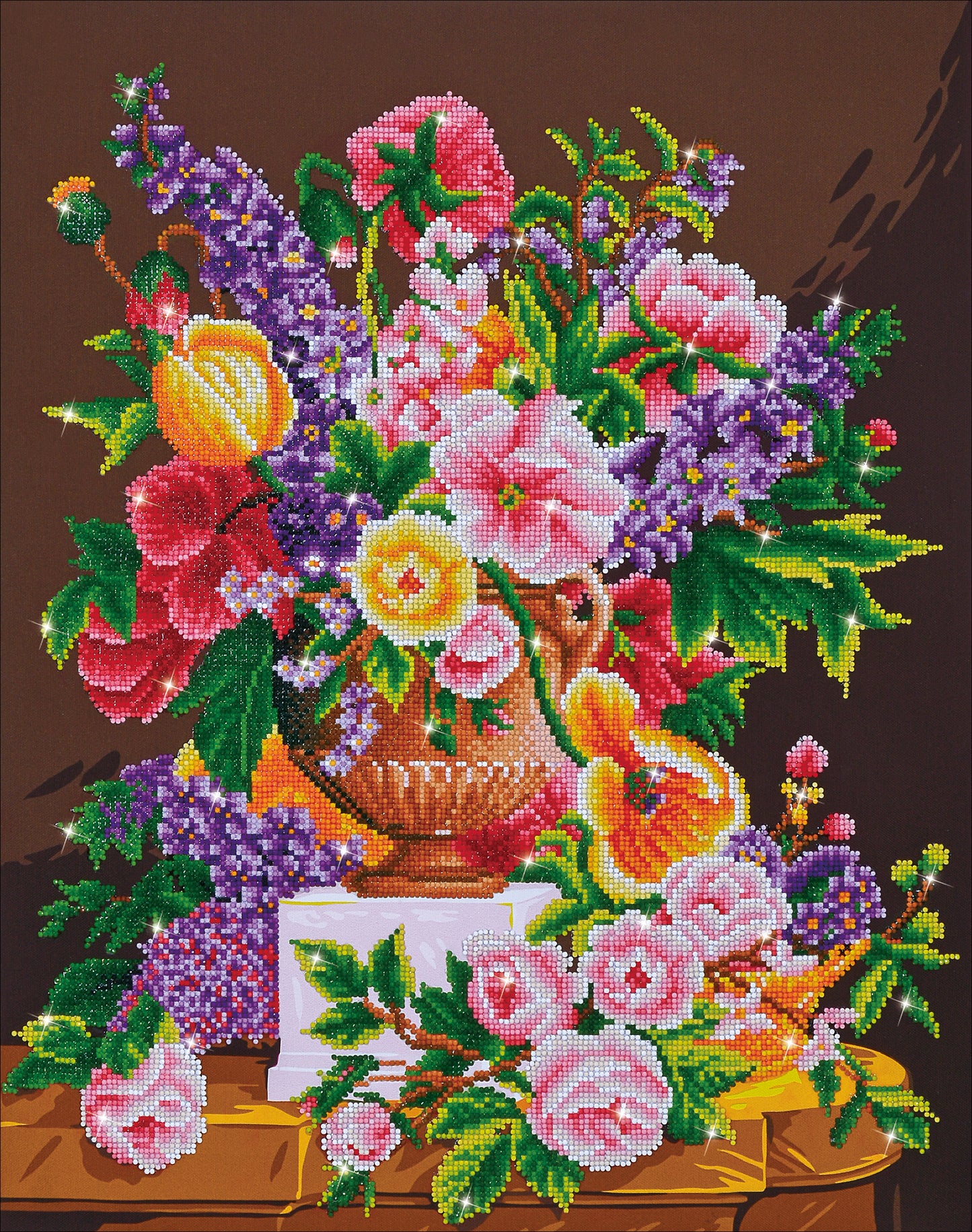 Diamond Dotz Diamond Embroidery Facet Art Kit 24"X29.5"-Bouquet Ancien