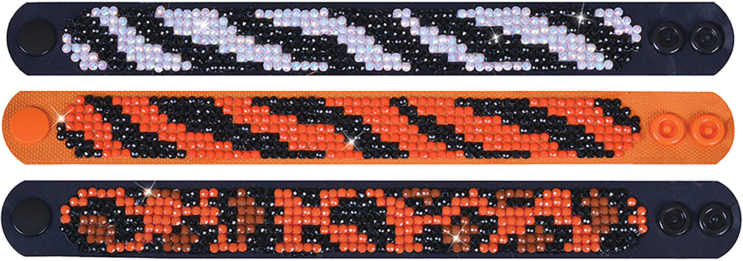 Diamond Dotz Diamond Bracelets Facet Art Kit 1"X9"-Assorted Animal Print 3/Pkg