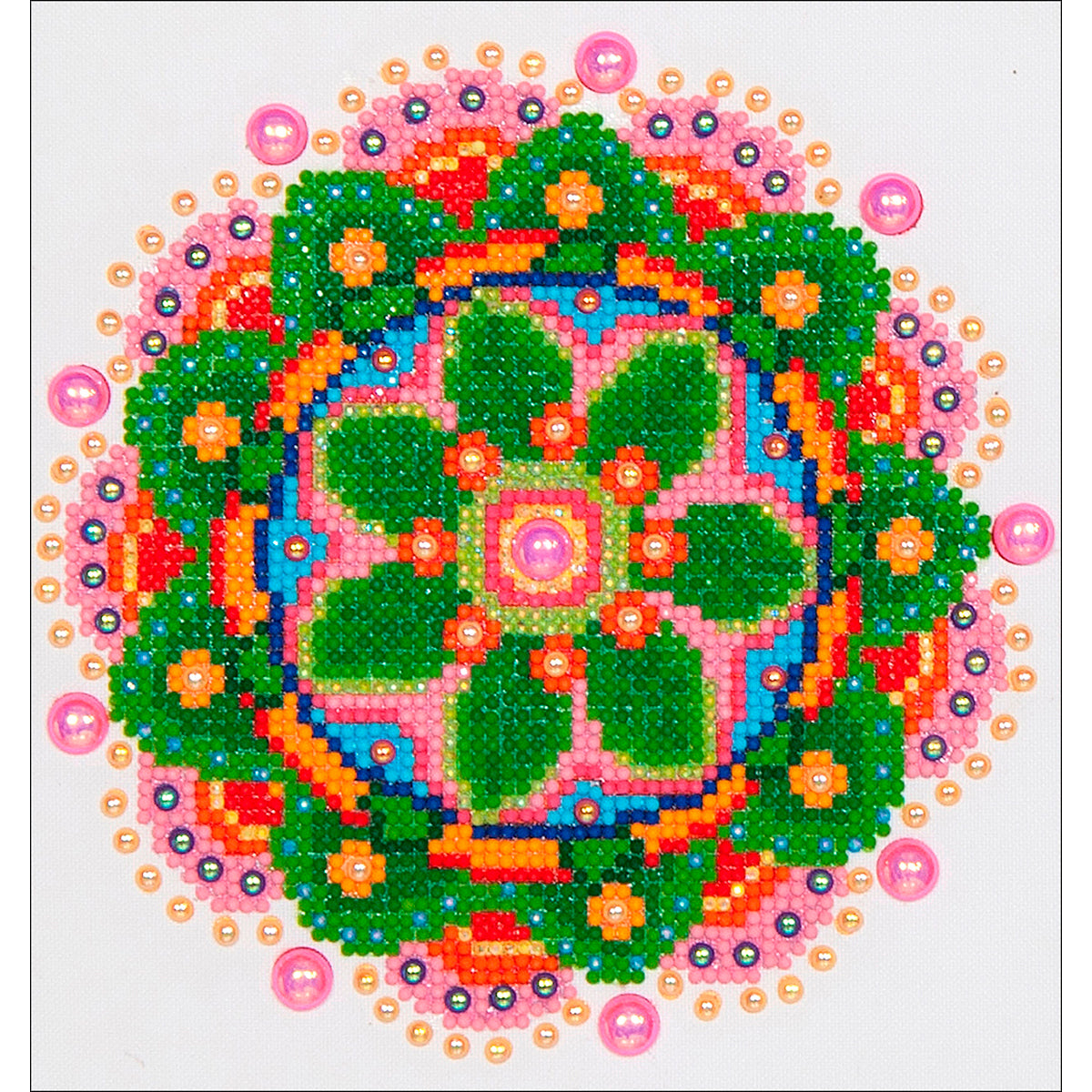 Diamond Dotz Diamond Embroidery Facet Art Kit 11.5"X13.5"-Flower Mandala