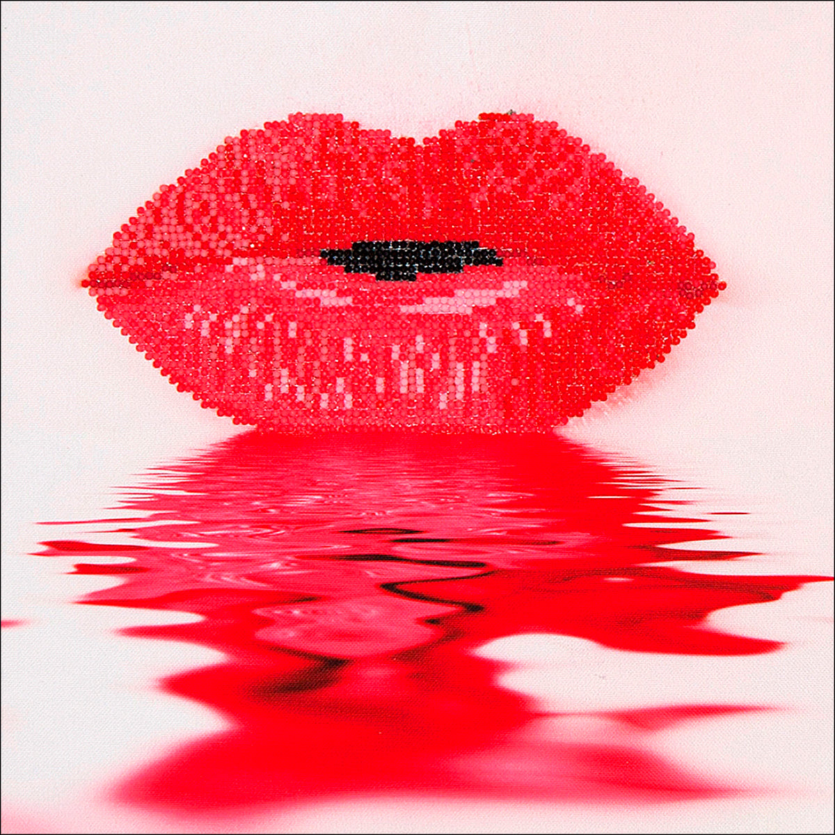 Diamond Dotz Diamond Embroidery Facet Art Kit 15"X15"-Hot Lips