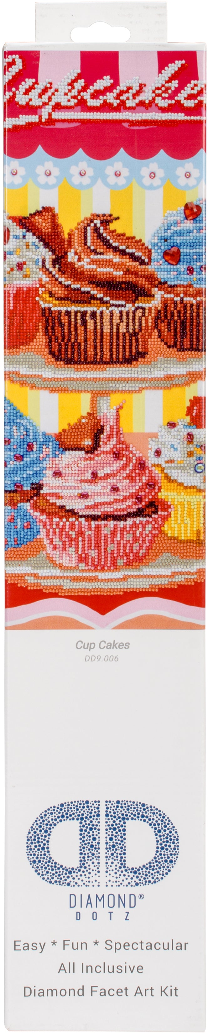 Diamond Dotz Diamond Embroidery Facet Art Kit 19.5"X23.5"-Cup Cakes