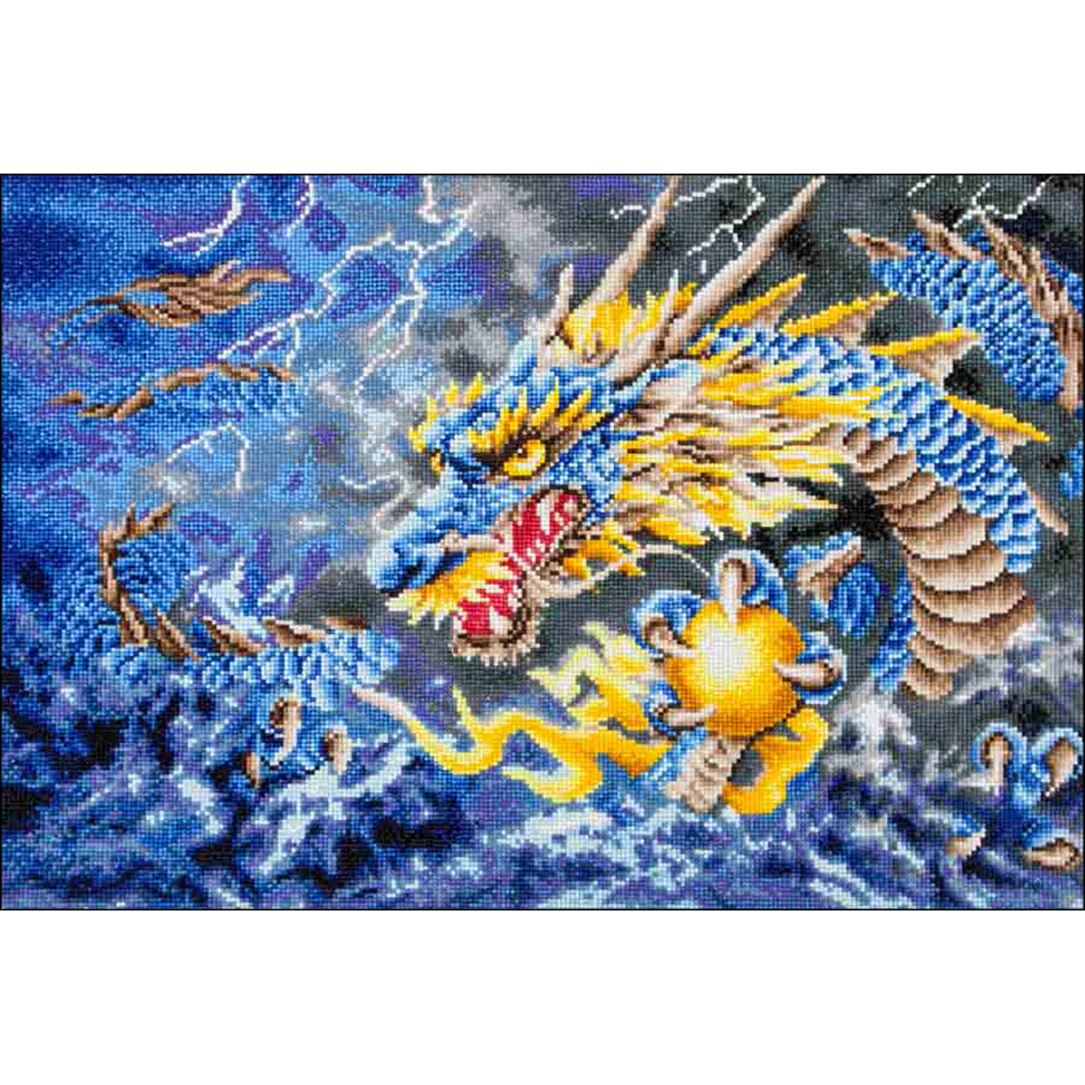 Diamond Dotz Diamond Embroidery Facet Art Kit 26.75"X22.5"-Mythical Dragon