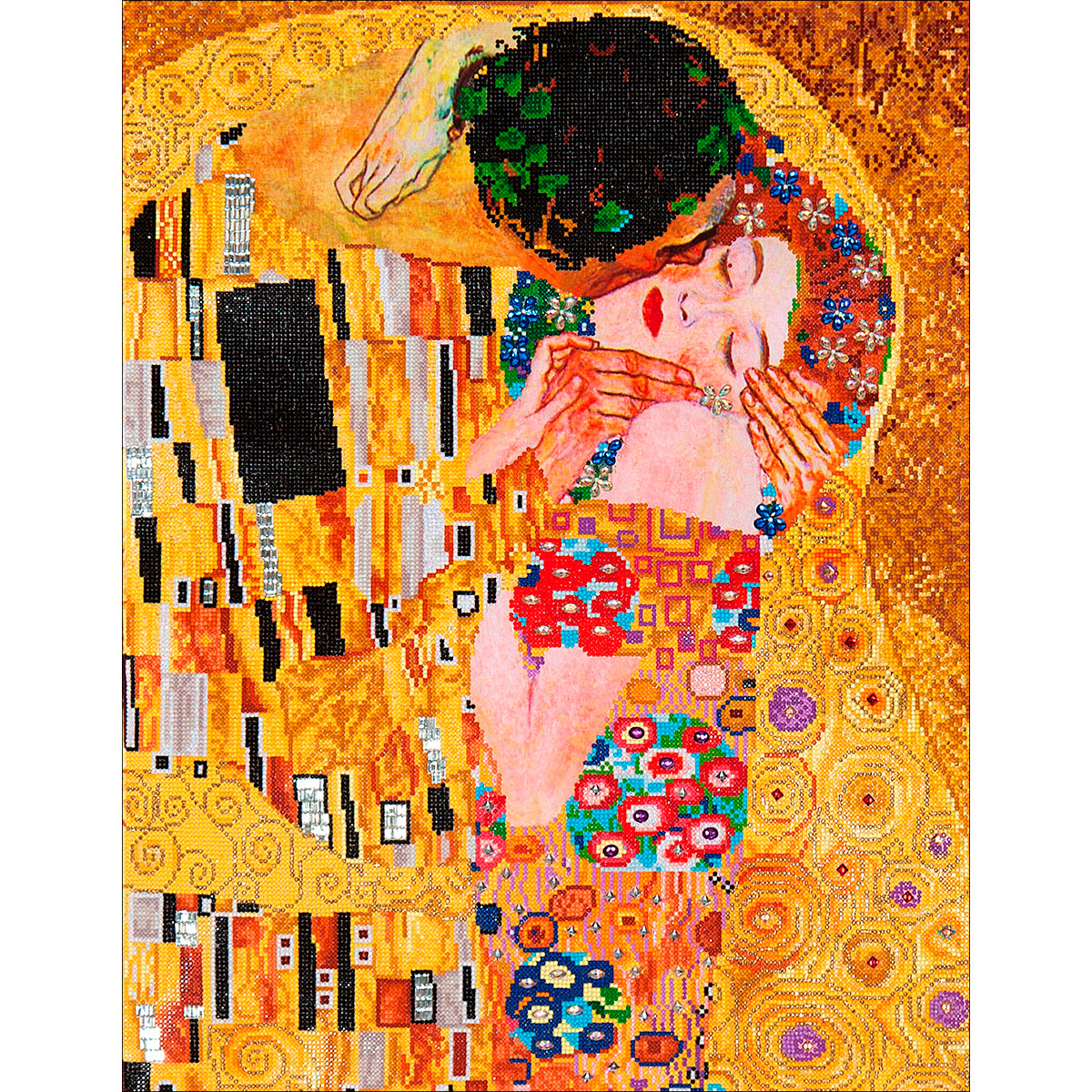 Diamond Dotz Diamond Embroidery Facet Art Kit 31.5"X25"-The Kiss (Klimpt)