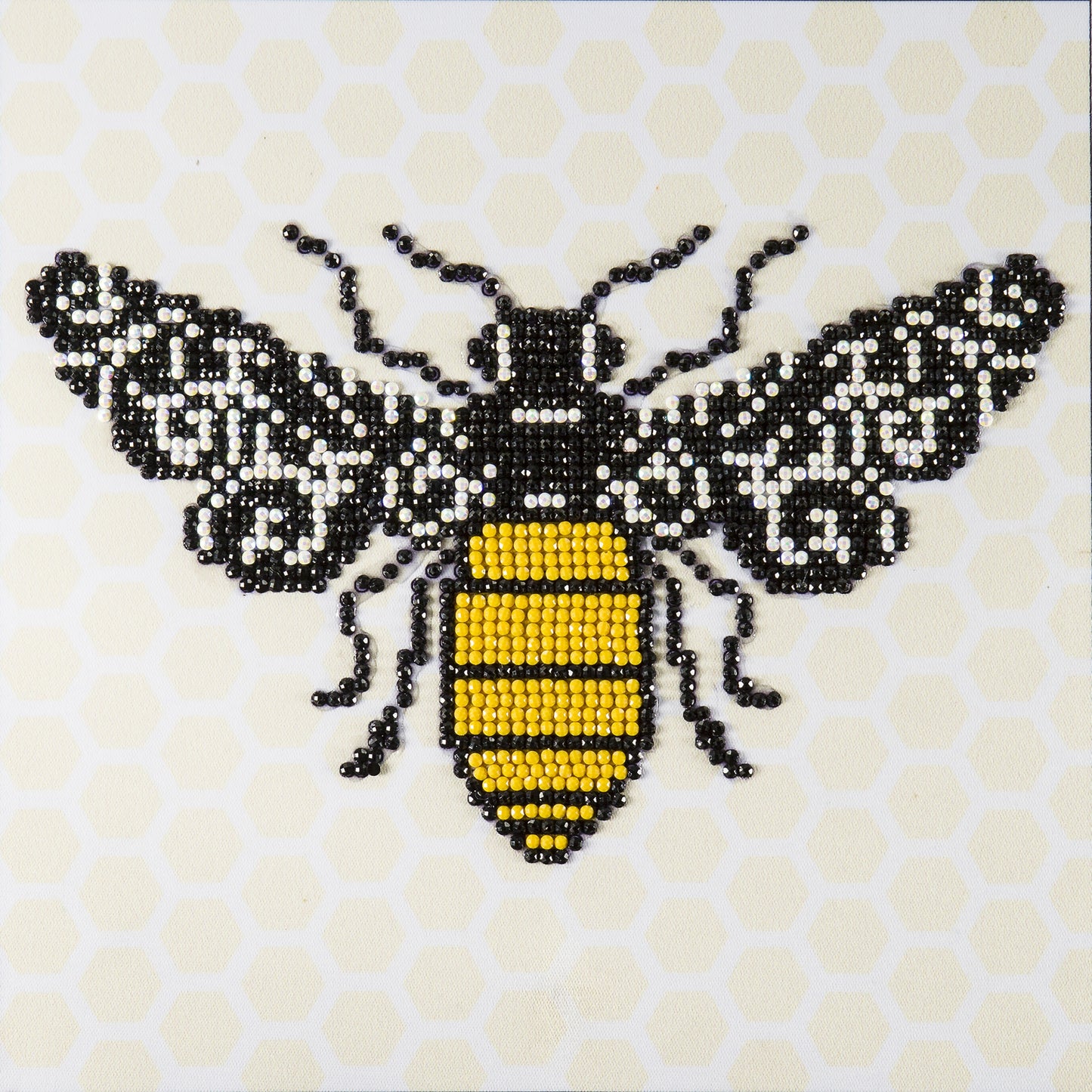 Leisure Arts Diamond Art Beginner Kit 8"X8"-Bee
