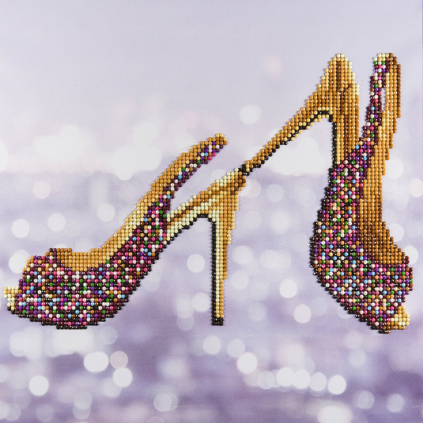 Leisure Arts Diamond Art Intermediate Kit 12"X12"-High Heels