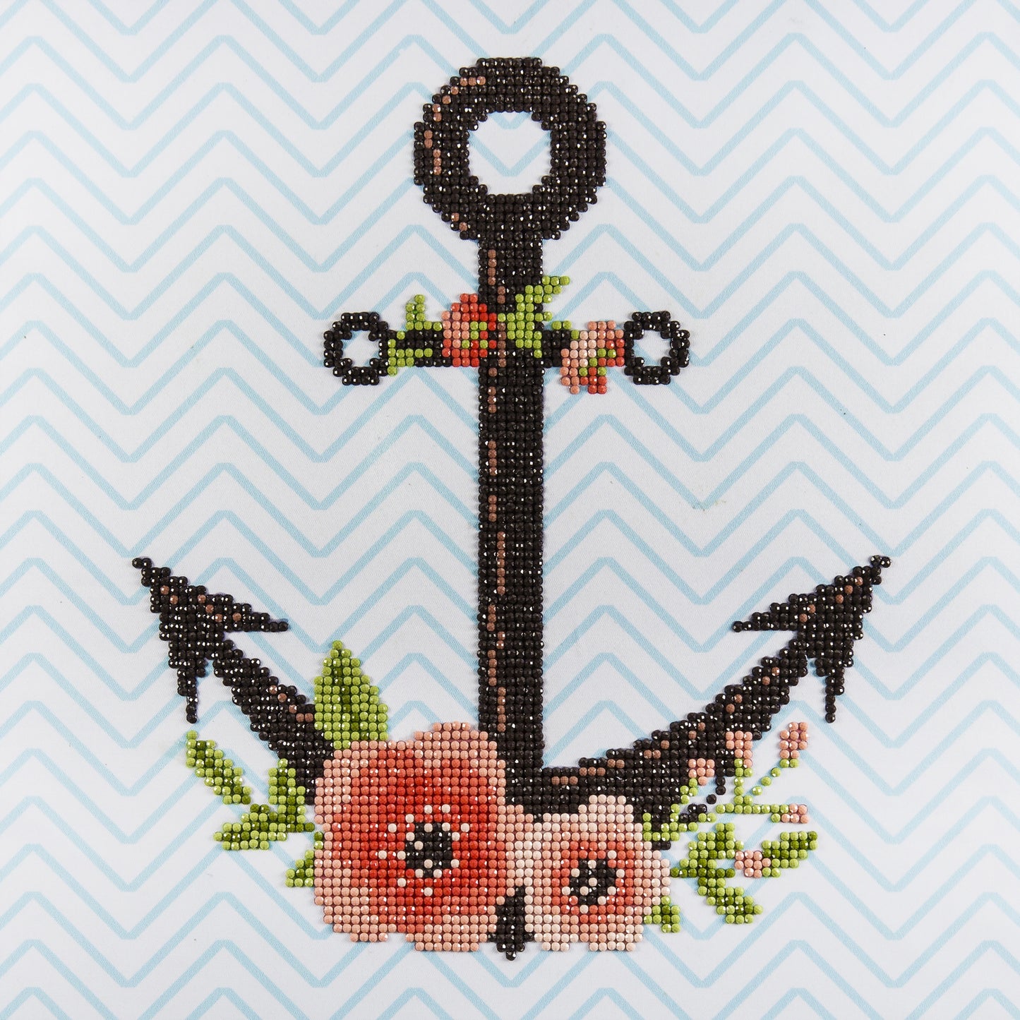 Leisure Arts Diamond Art Intermediate Kit 12"X12"-Anchor