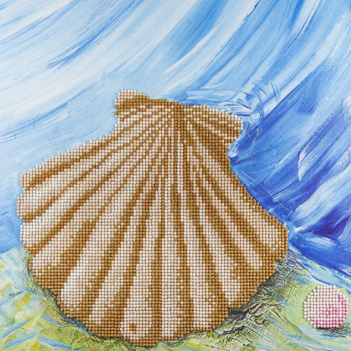 Leisure Arts Diamond Art Intermediate Kit 12"X12"-Shell