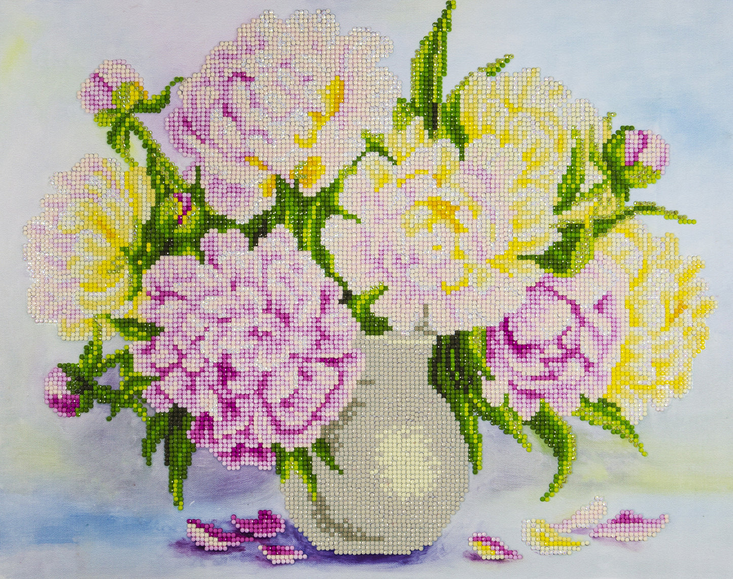Leisure Arts Diamond Art Advanced Kit 14"X16"-Bouquet Flowers