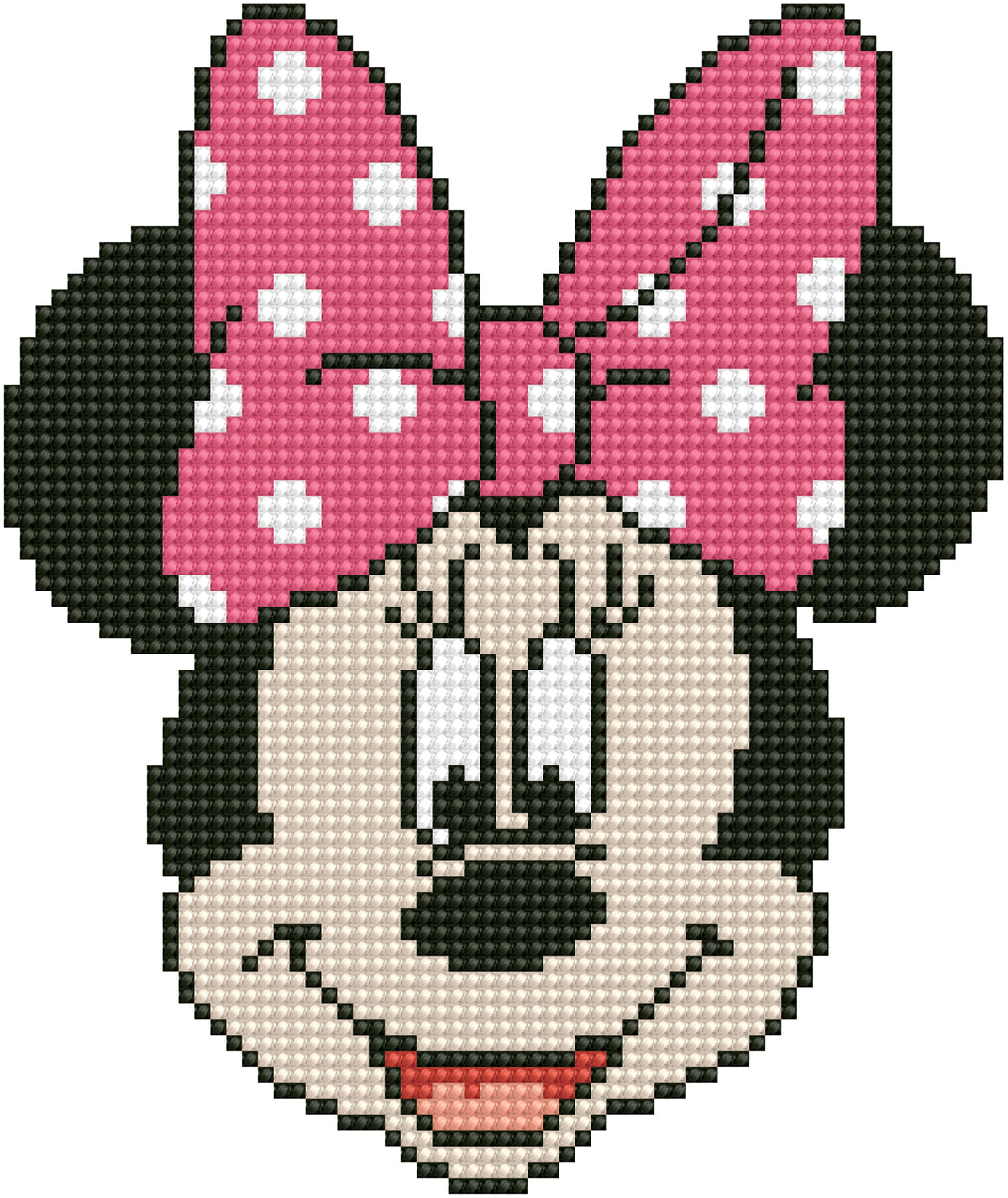 Diamond Dotz Diamond Embroidery Facet Art Kit 8.6"X8.6"-Minnie Head
