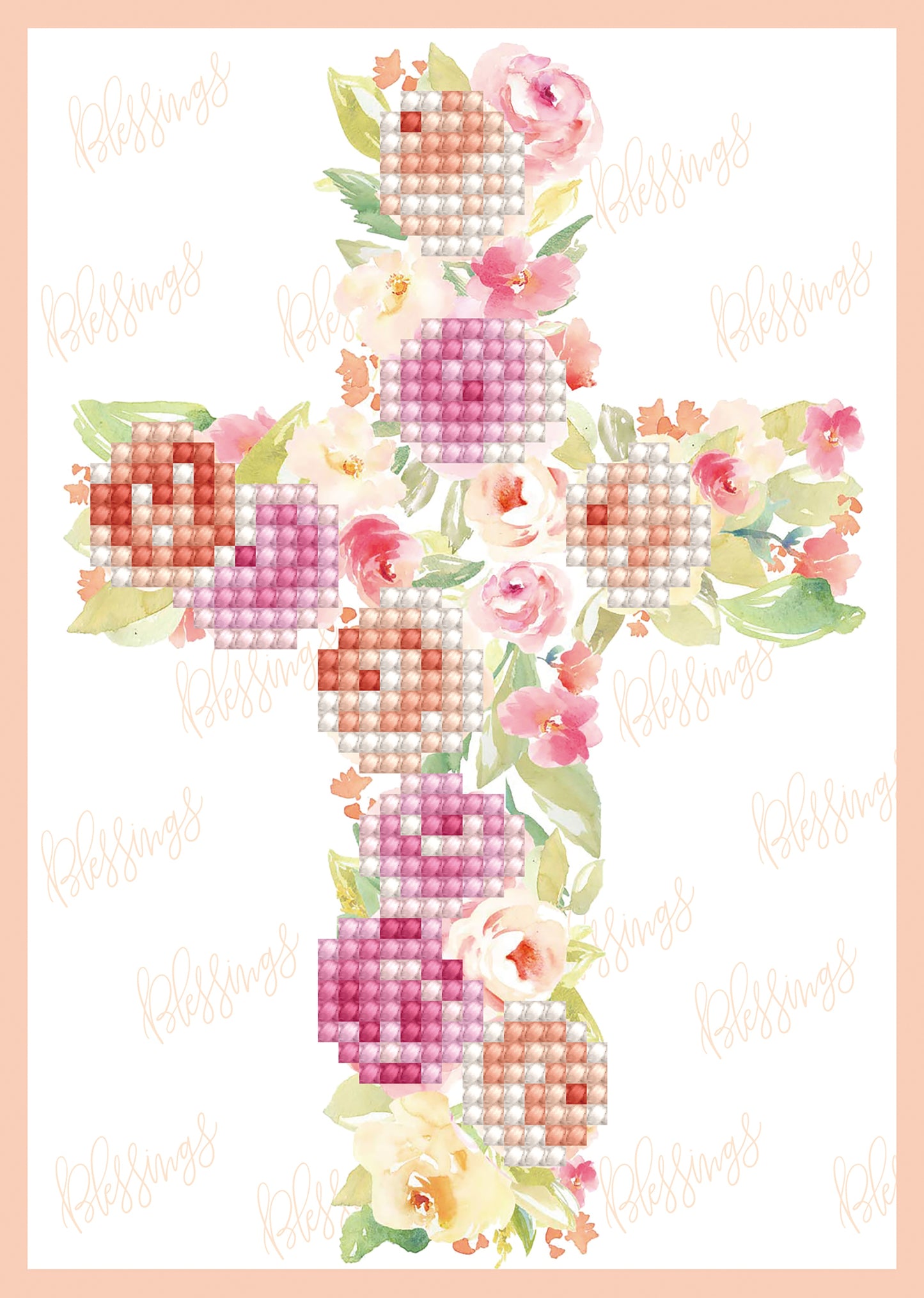 Diamond Dotz Diamond Embroidery Facet Art Greeting Card Kit-Blessings