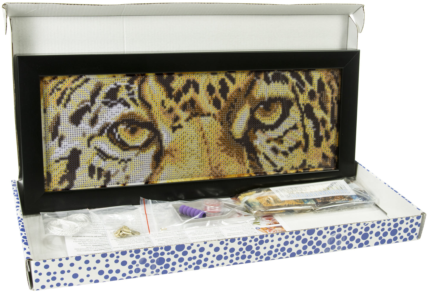 Diamond Dotz Diamond Embroidery Facet Art Kit W/ Frame-Leopard Look