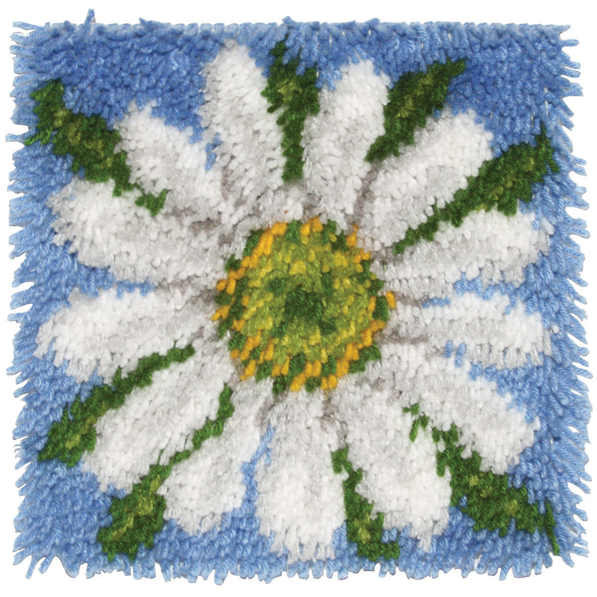 Caron Wonderart Latch Hook Kit 12"X12"-Daisy