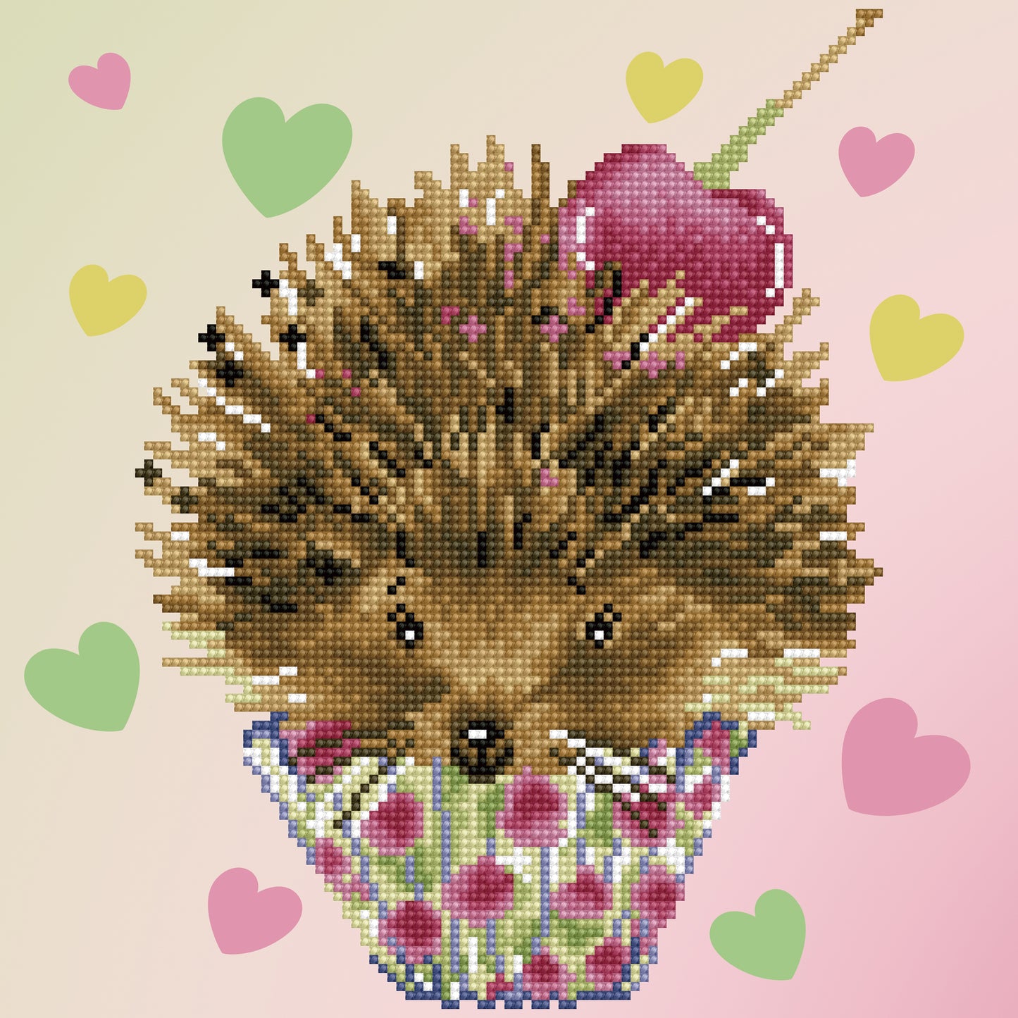 Diamond Dotz Diamond Embroidery Facet Art Kit 12.6"X12.6"-Love Prickles