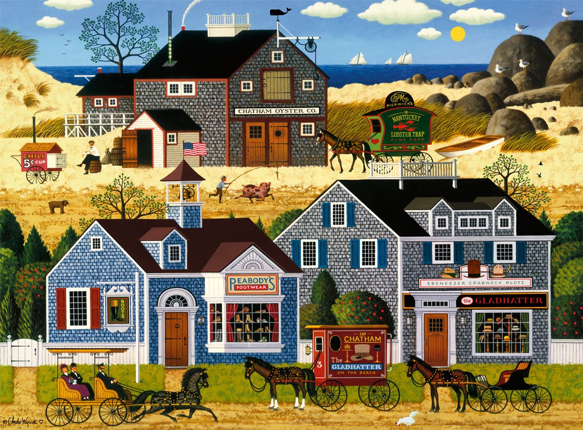 Devil Stone Harbor - 1000pc Jigsaw Puzzle by Buffalo Games