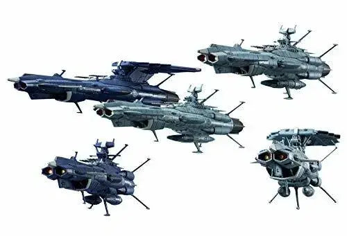 #07 U.N.C.F. Andromeda Class Set Mecha Collection Model Kit, from Star Blazers