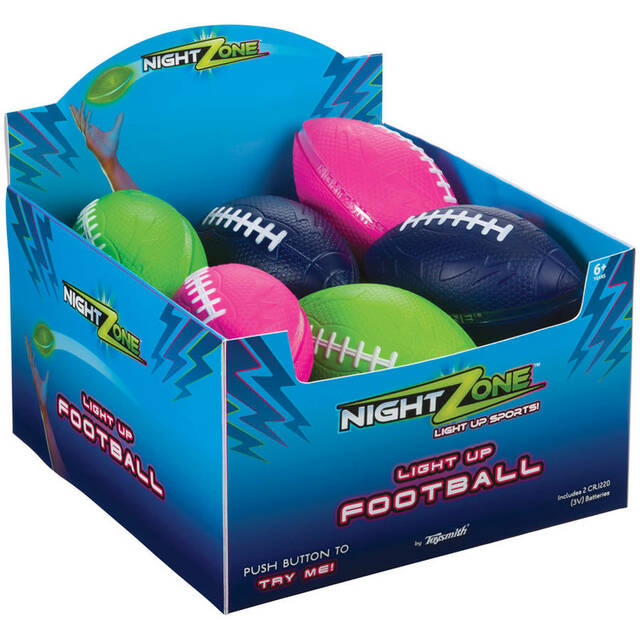 Mini Light Up Football Night Zone Spark