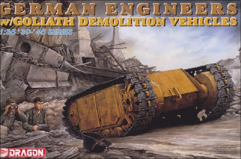 1/35 Scale German Engineers with Goliath Demolition Vehicle