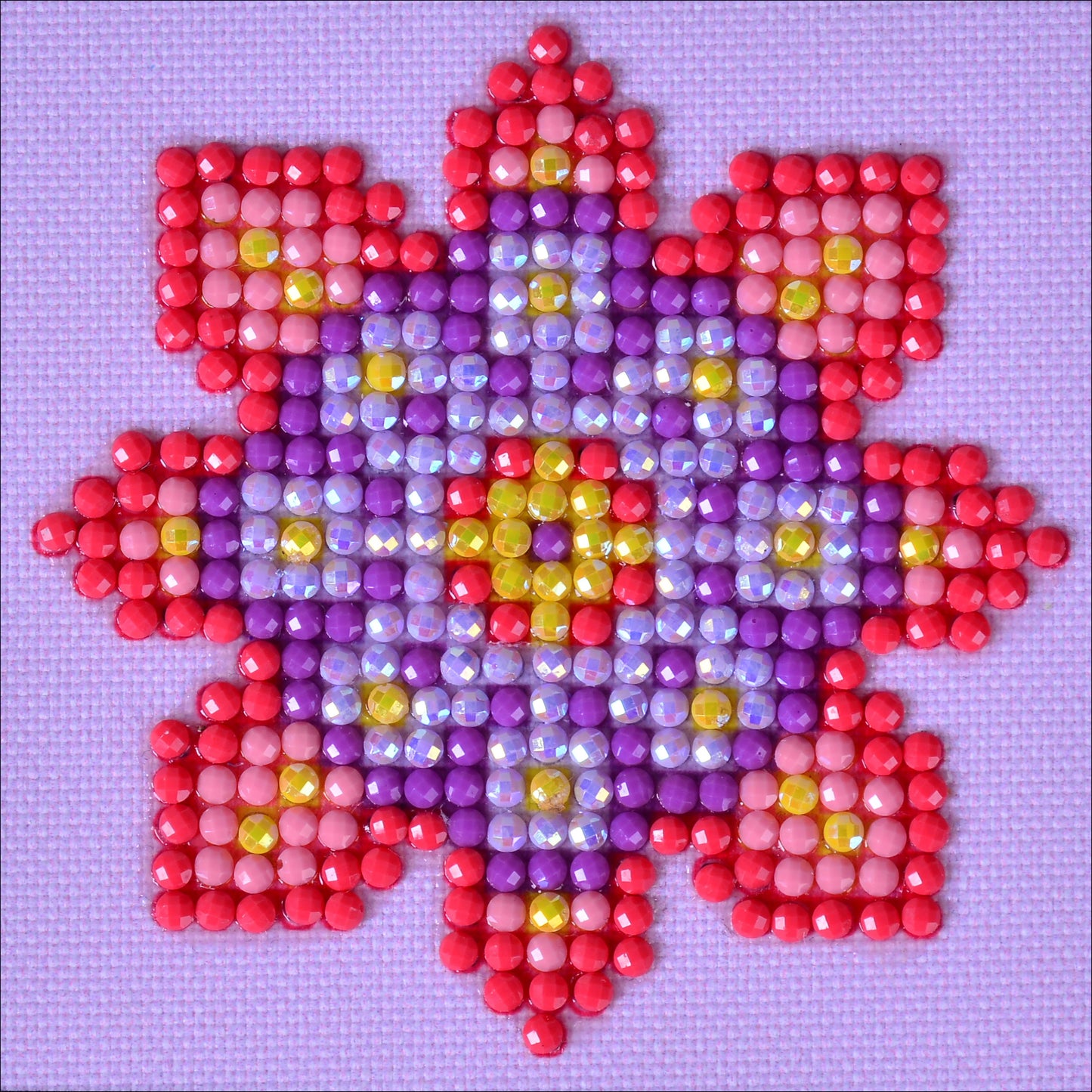 Diamond Dotz Diamond Embroidery Facet Art Kit 4.75"X4.75"-Flower Mandala 2
