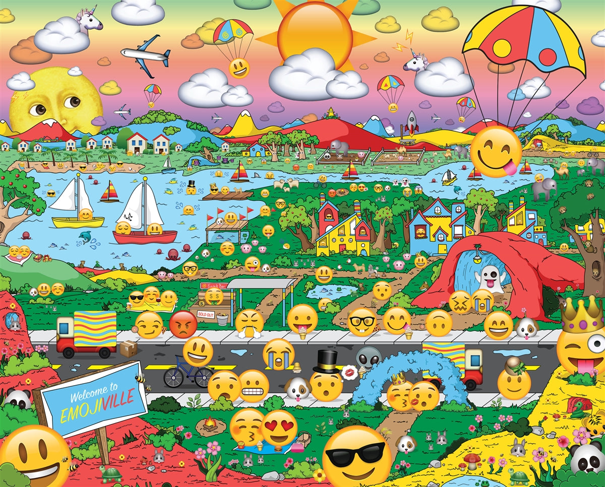 Emojiville 1000 Piece Jigsaw Puzzle