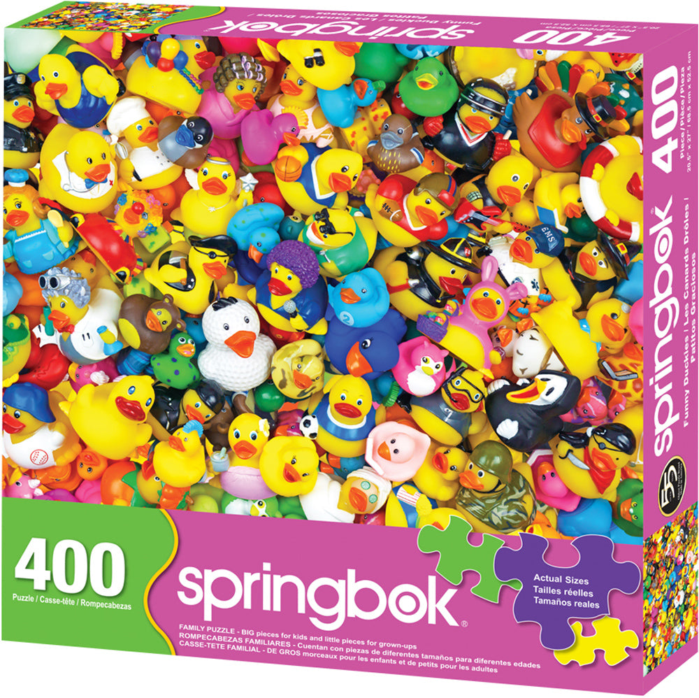 Funny Duckies 400 Piece Springbok - Family