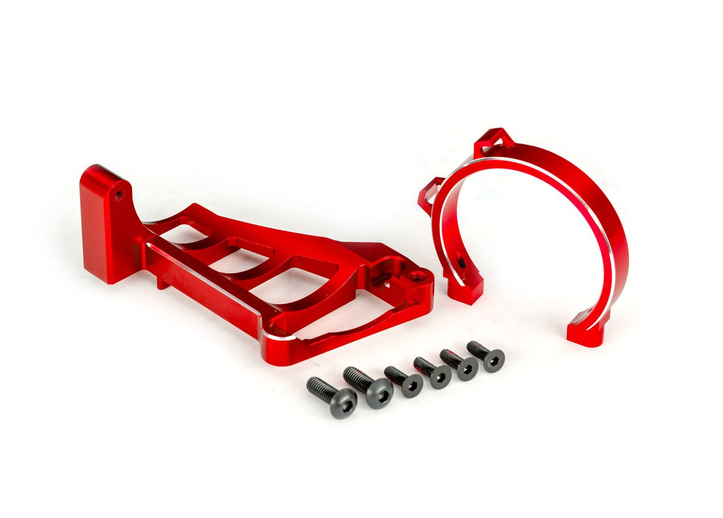 MOTOR MOUNTS RED ALUM FOR 3483