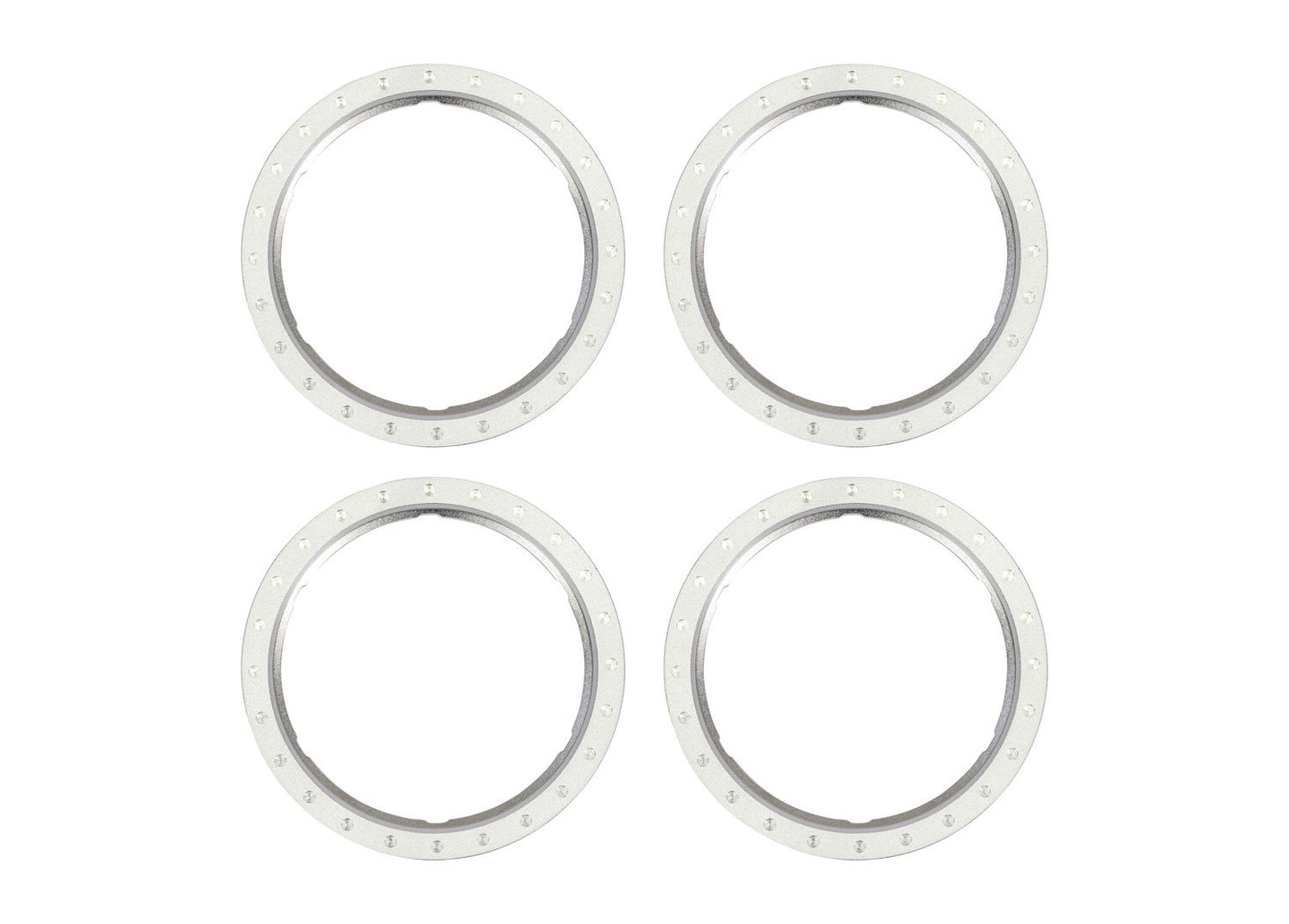 Beadlock Rings Alum Slvr Mach