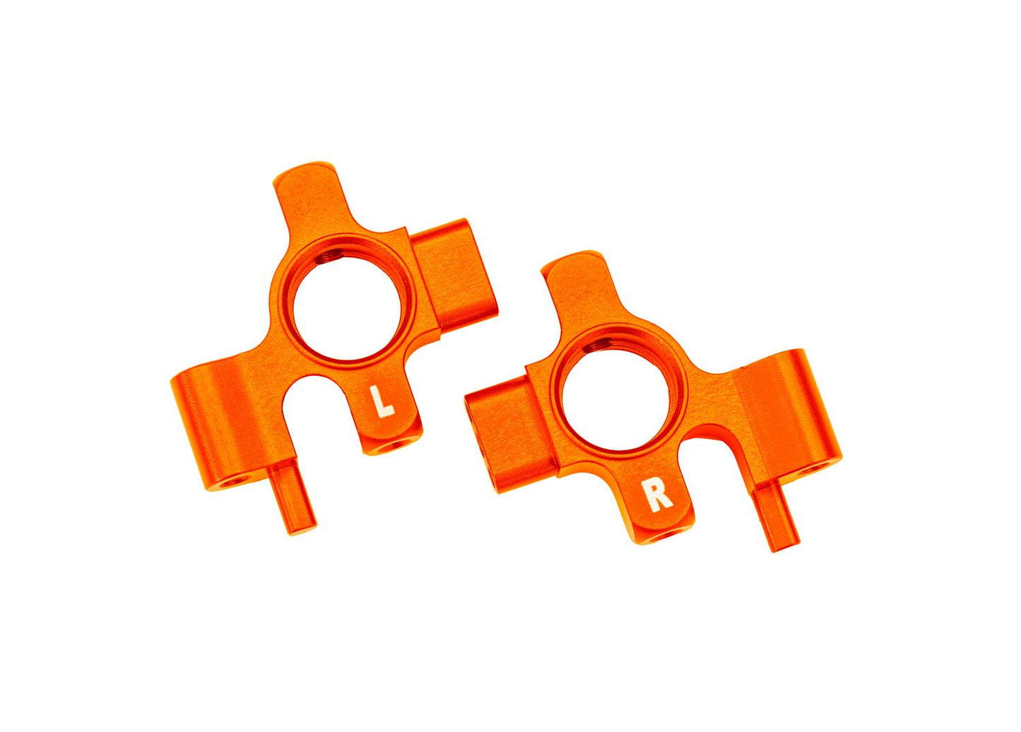 STEERING BLOCKS L&R ALUM ORNG
