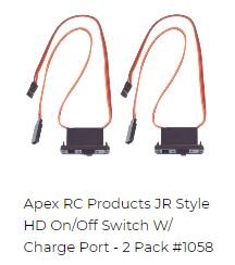 JR Style HD On/Off Switch W/ Charge Port