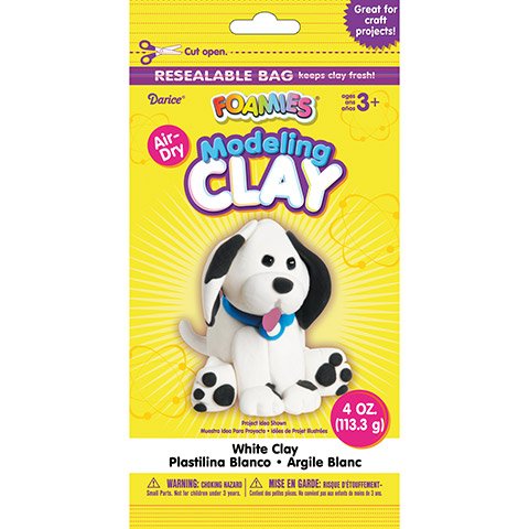 4oz Air Dry Clay White