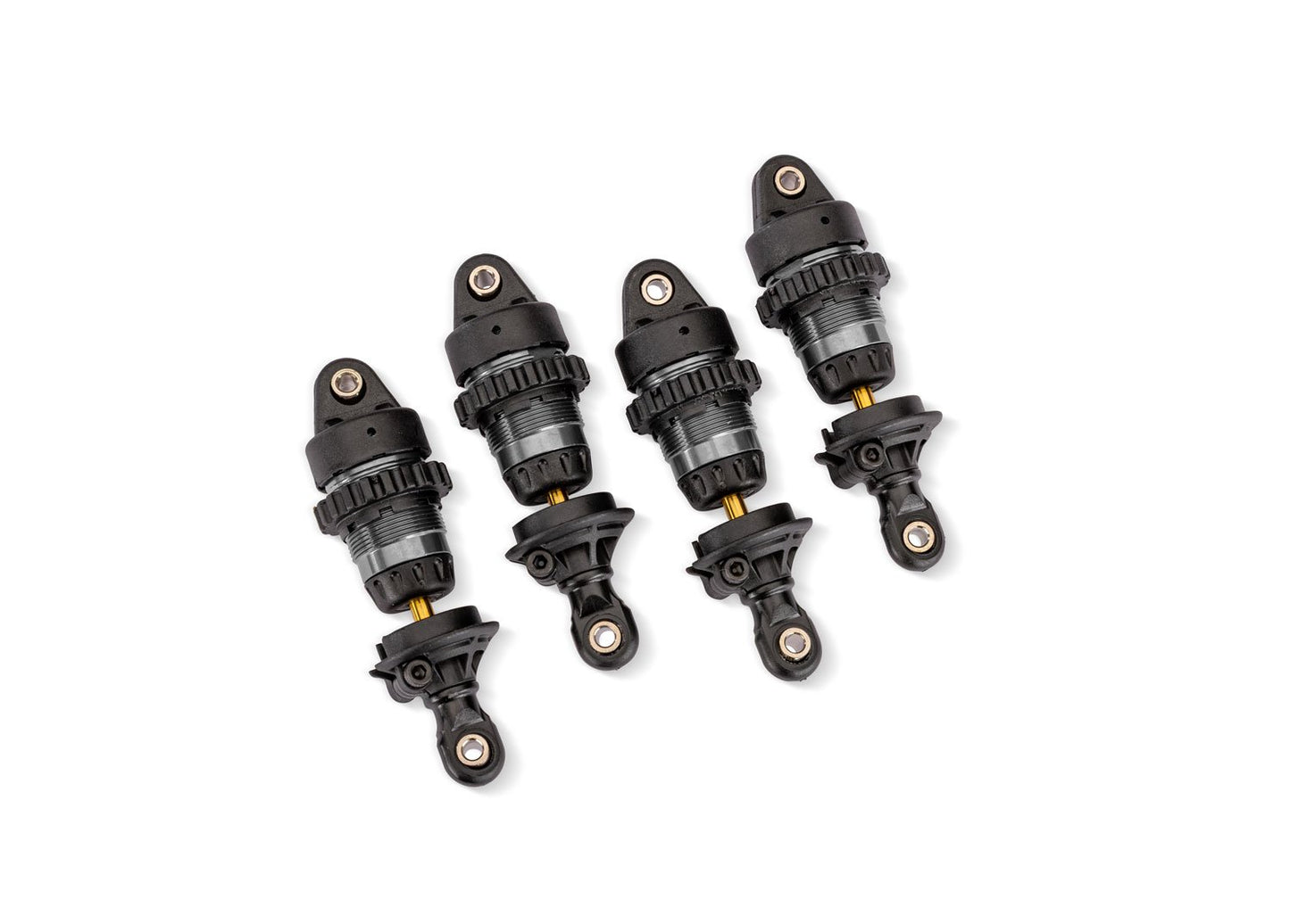 Gray Aluminum Mini GTR Short Shocks (4)