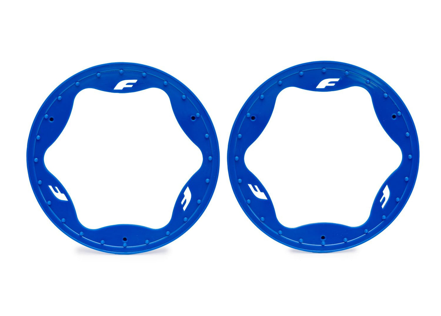 4.3" Red Funco Rear Beadlock Rings (2)