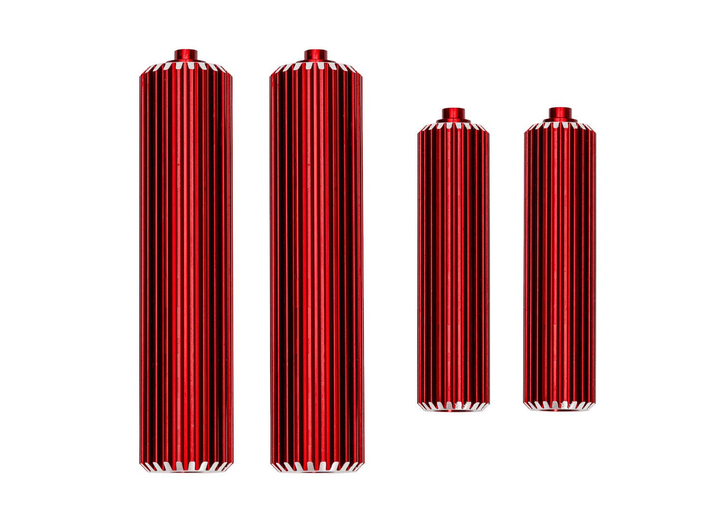 Red Aluminum Sand Car Shock Reservoirs (F&R)