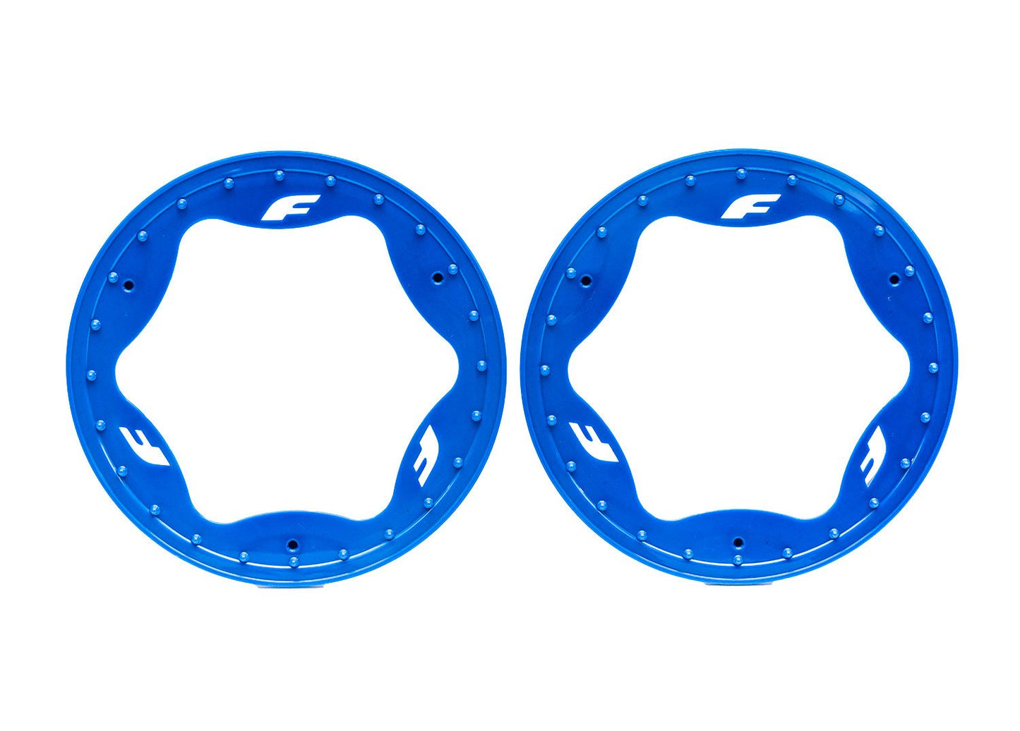 3.9" Red Funco Rear Beadlock Rings (2)