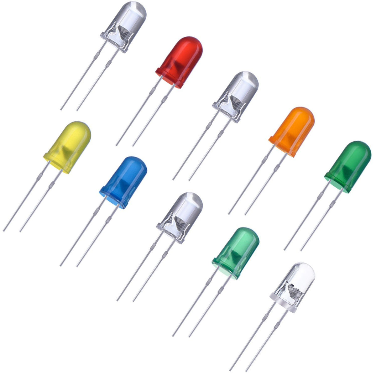 RED - LED Light Emitting Diodes Bulb LED Lamp 5 mm